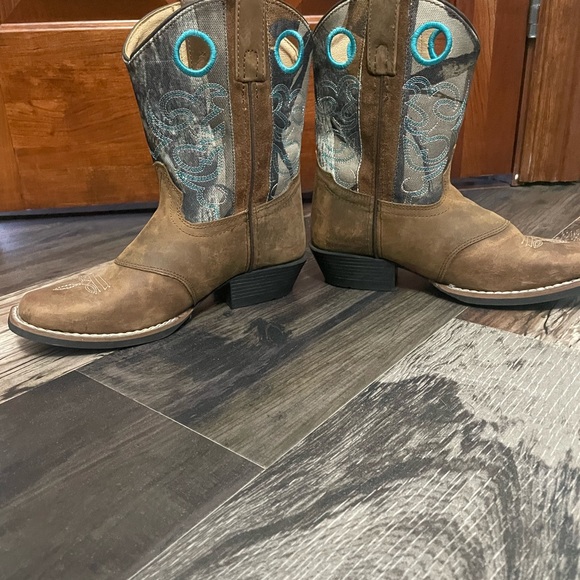 Never warn girl cowboy boots smoky mountain boot - Picture 2 of 4